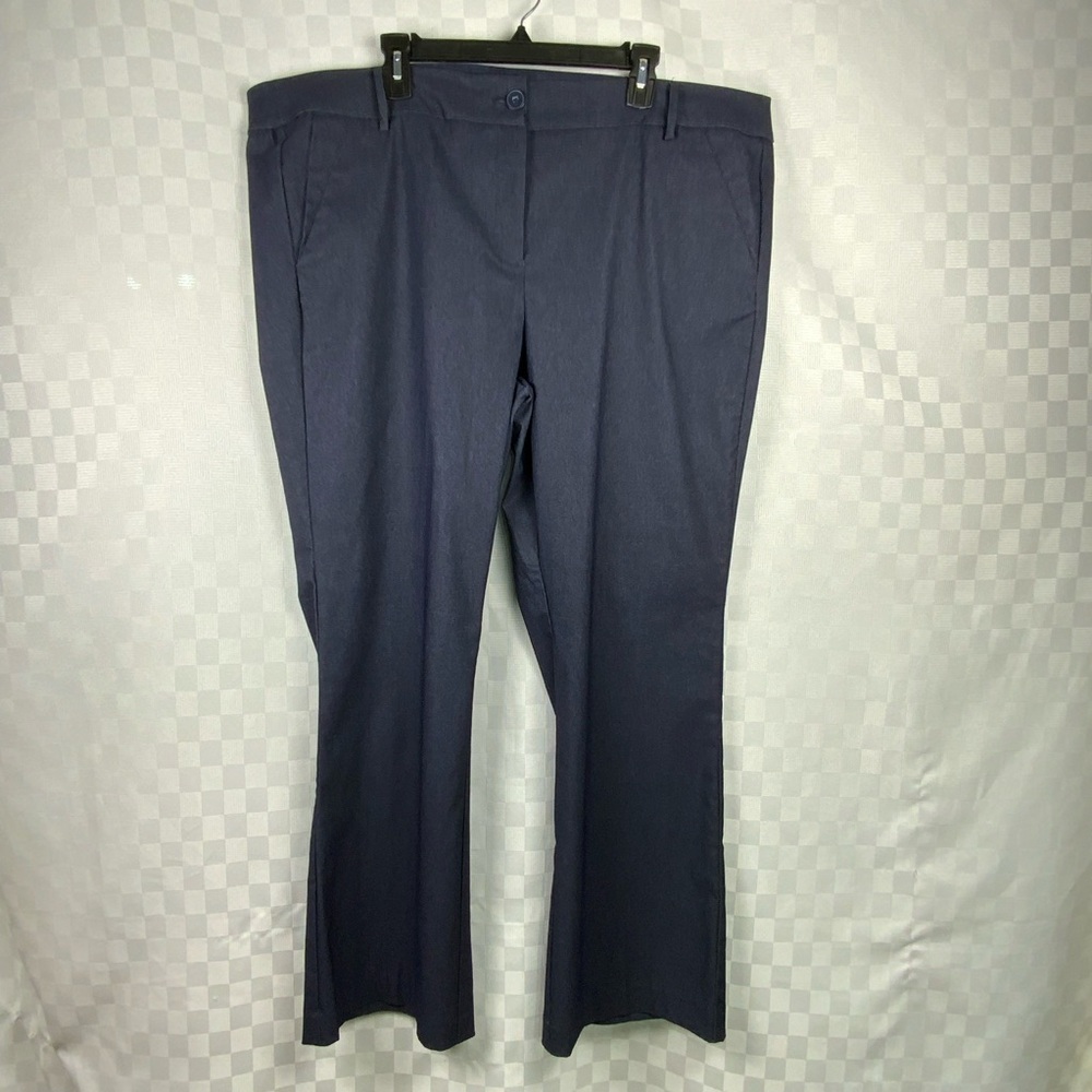 Lane Bryant Dark Blue Navy Women’s Trousers Size 24 Business Casual